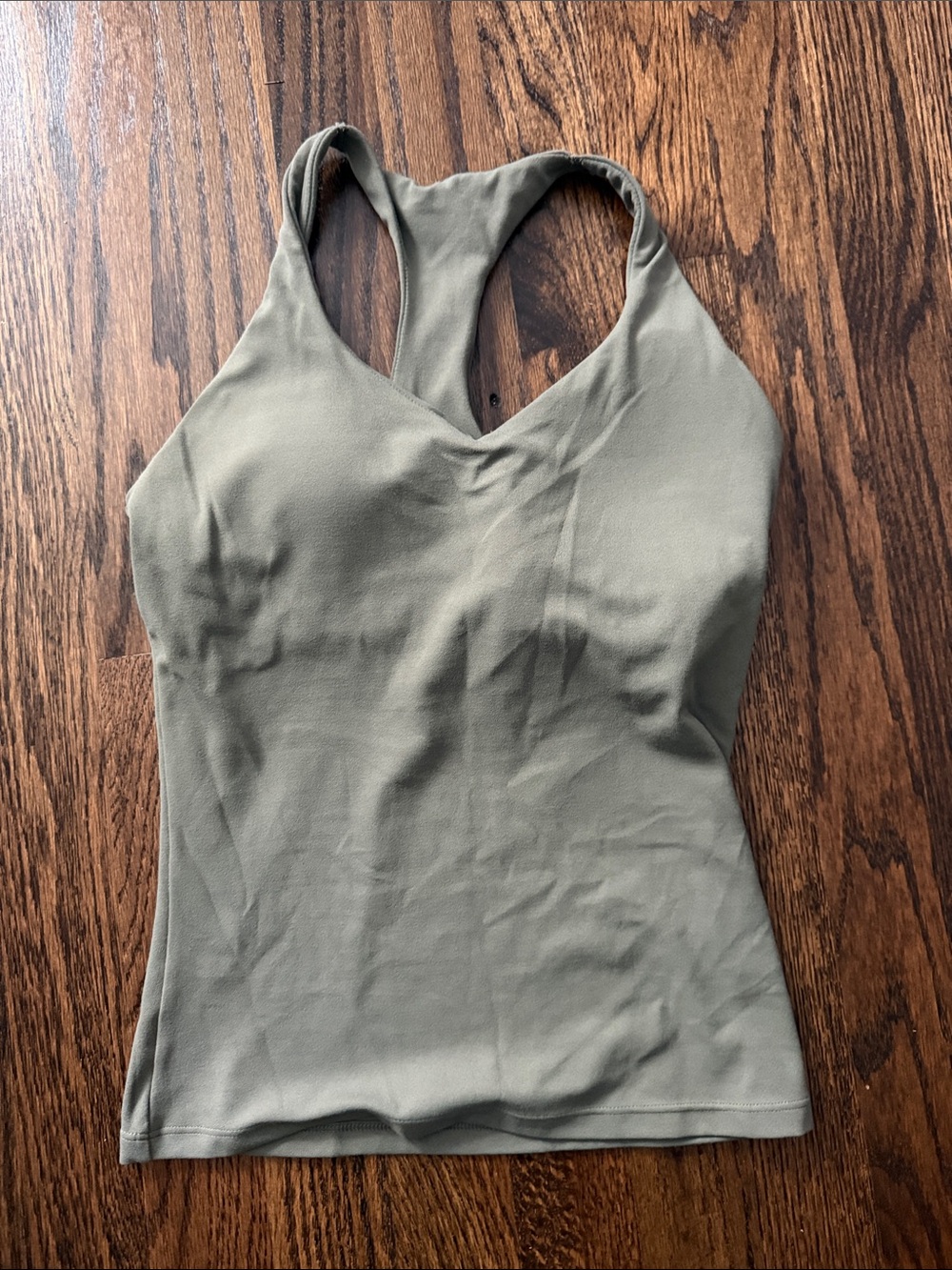 Oner Active SOFTMOTION™ RACER BACK TANK WITH BUILT IN BRA - Alpine Green